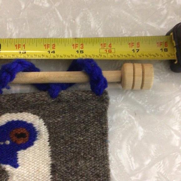 Vintage Artesian hand woven tapestry wool geese/duck hanging made in Ecuador - Picture 8 of 10